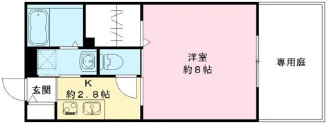 ヴィラージュ美崎の間取り画像