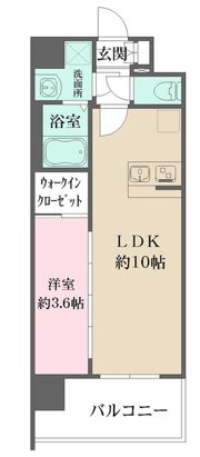 リヴェント玉造の間取り画像