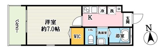 カーサシリウスの間取り画像