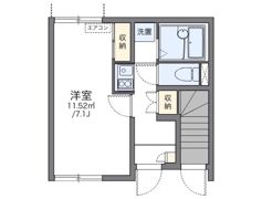 レオネクストアーミリージュの間取り画像