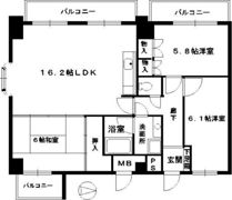ライオンズマンション京橋川公園の間取り画像