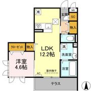 ウエスト ヴィレッジⅣの間取り画像