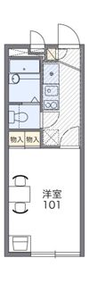 レオパレス山崎85の間取り画像