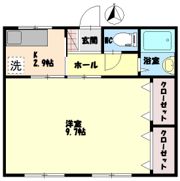 新浜マンションの間取り画像