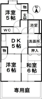 グリーンヒルズムロガの間取り画像