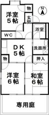 グリーンヒルズムロガの間取り画像