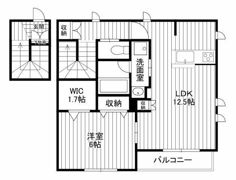 アムール浜田山の間取り画像