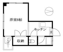 コーポ林の間取り画像