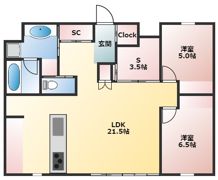 MOTHER（斎山）の間取り画像