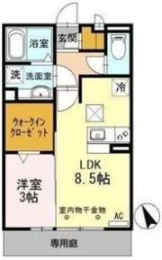 リバーウエストの間取り画像