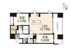 ザ・リバーフロントレジデンス 西広島の間取り画像