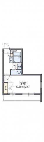 レオパレス国府台の間取り画像