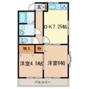 エバーグリーンパレスの間取り画像