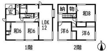 村戸邸の間取り画像