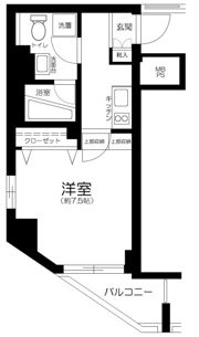 ヴォーガコルテ早稲田の間取り画像