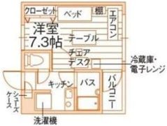 スカイコールふきあげの間取り画像