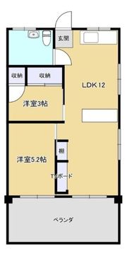 860マンションの間取り画像