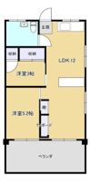 860マンションの間取り画像
