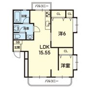イーストヴィラの間取り画像