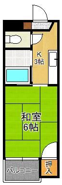 シャトレ天神IIの間取り画像