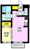 エリカC棟の間取り画像