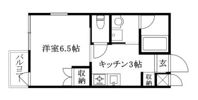 ジャンヌ喜与町の間取り画像
