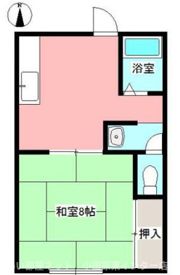 コーポ西湘の間取り画像