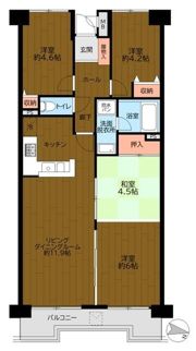 ラブリハイツ久里浜の間取り画像