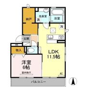 50th古川西 B棟の間取り画像