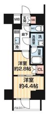 ARCOBALENO MINAMISENJUの間取り画像