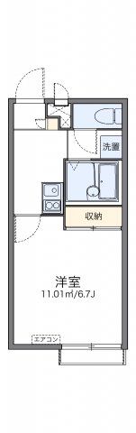 レオパレスベイラインそがの間取り画像