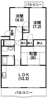 トピア清龍Ⅰの間取り画像