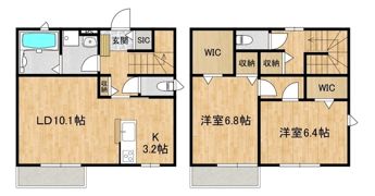 仮）学園の森3丁目プロジェクトB棟の間取り画像