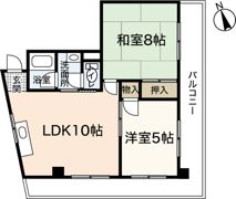 古本マンションの間取り画像