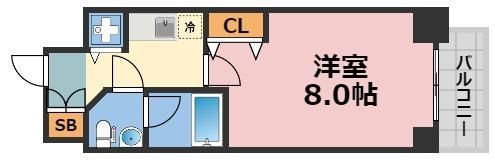 アーデン京町堀ウエストの間取り画像