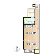 Libra Court 文化町の間取り画像