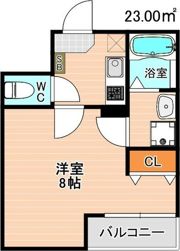クレフラスト新城の間取り画像