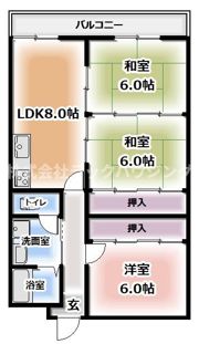 ハイツプログレスの間取り画像