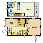 室見4丁目J貸家の間取り画像