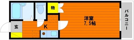 カーサ城北弐番館の間取り画像