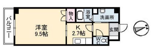 クレール光が丘の間取り画像