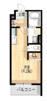 クリエオーレ岸辺の間取り画像