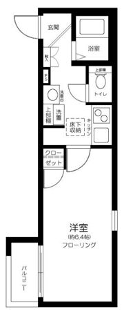 メゾン・ド・ソレイユ蒲田の間取り画像