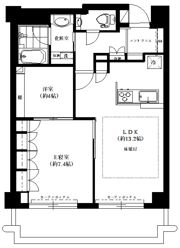 ピアースコード代々木参宮橋 303号室の間取り画像