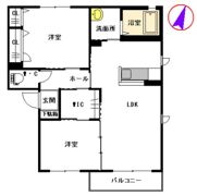 ウエストヒルズ C棟の間取り画像