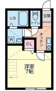 ベルガーデンの間取り画像