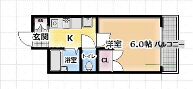 ノースコートの間取り画像
