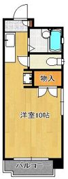 ダイナコート小倉下到津203号室の間取り画像