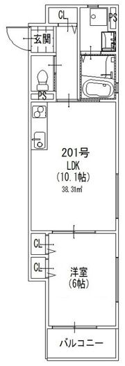 グランデ寿の間取り画像