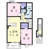 Sunny House 輝 Bの間取り画像